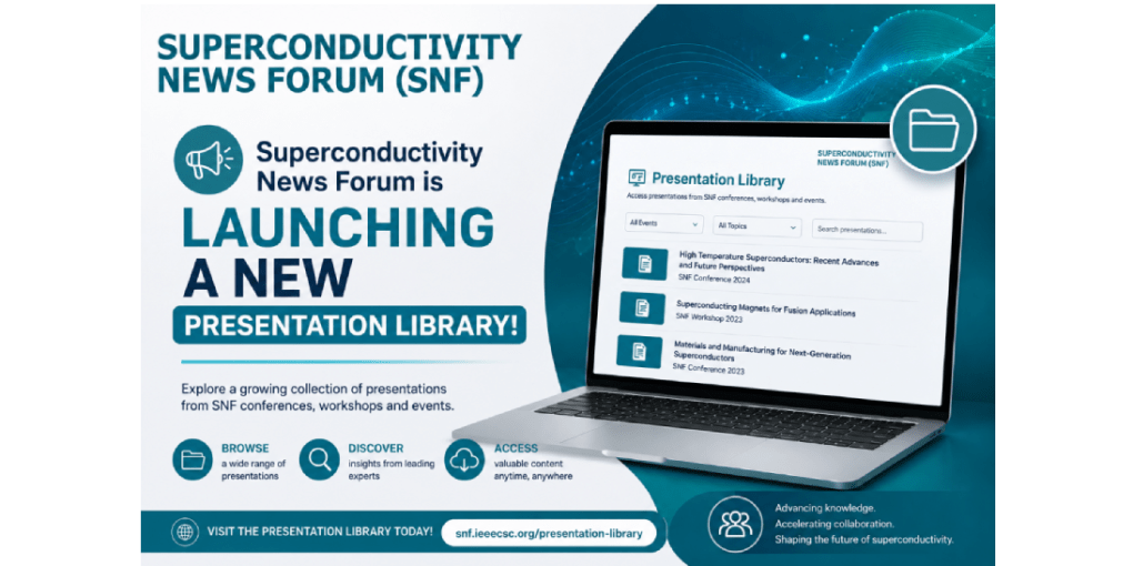 SNF Presentation Library Launch Graphic